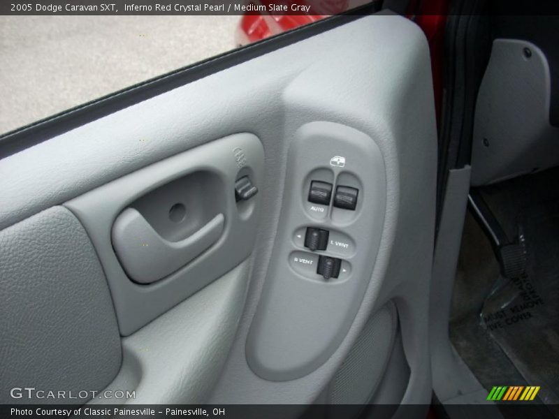 Inferno Red Crystal Pearl / Medium Slate Gray 2005 Dodge Caravan SXT