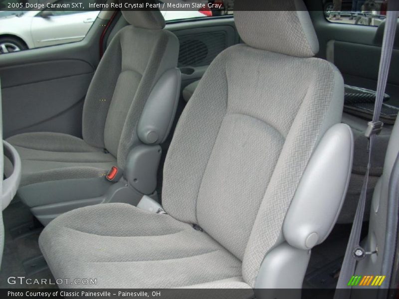Inferno Red Crystal Pearl / Medium Slate Gray 2005 Dodge Caravan SXT