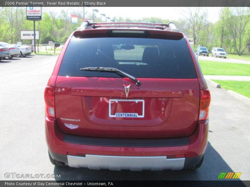 Fever Red Metallic / Ebony Black 2006 Pontiac Torrent