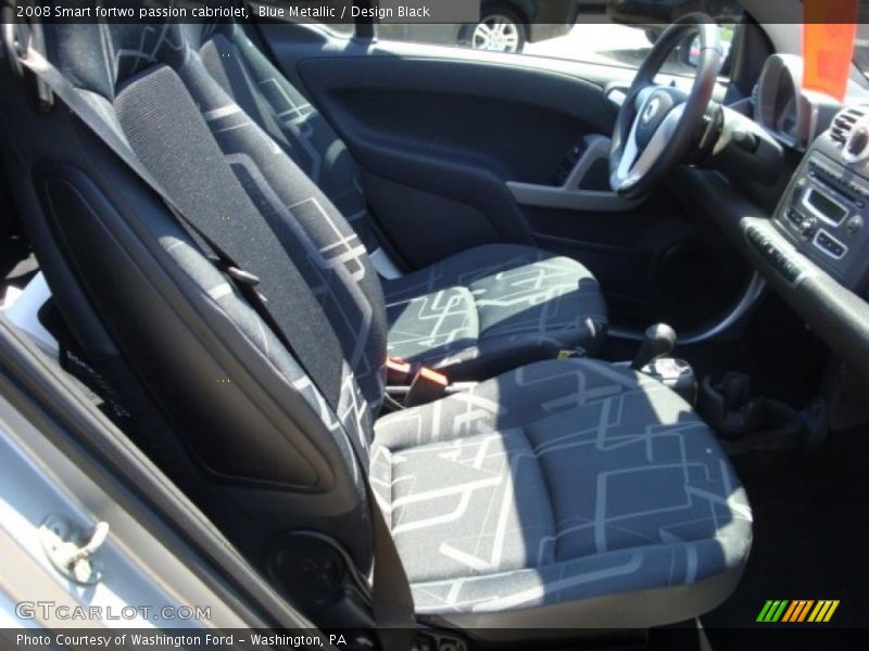 Blue Metallic / Design Black 2008 Smart fortwo passion cabriolet
