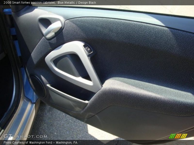 Blue Metallic / Design Black 2008 Smart fortwo passion cabriolet
