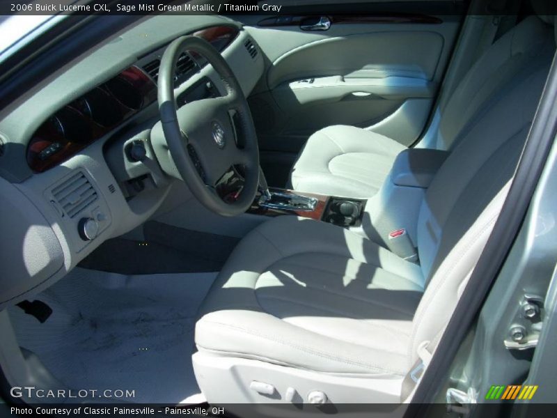 Sage Mist Green Metallic / Titanium Gray 2006 Buick Lucerne CXL
