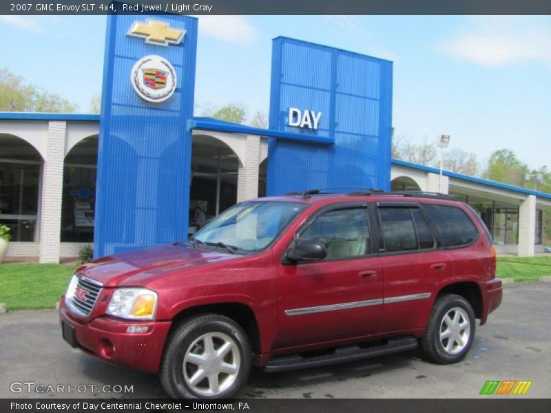 Red Jewel / Light Gray 2007 GMC Envoy SLT 4x4