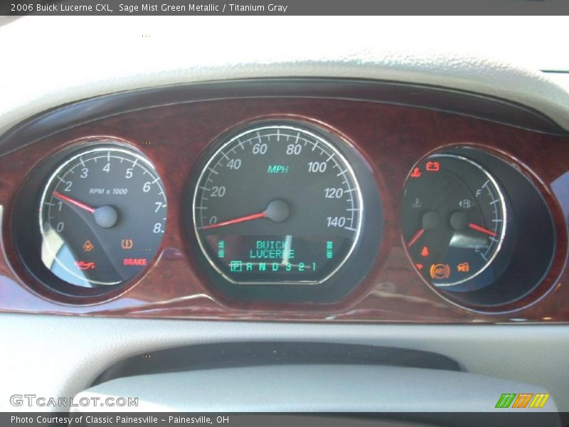 Sage Mist Green Metallic / Titanium Gray 2006 Buick Lucerne CXL