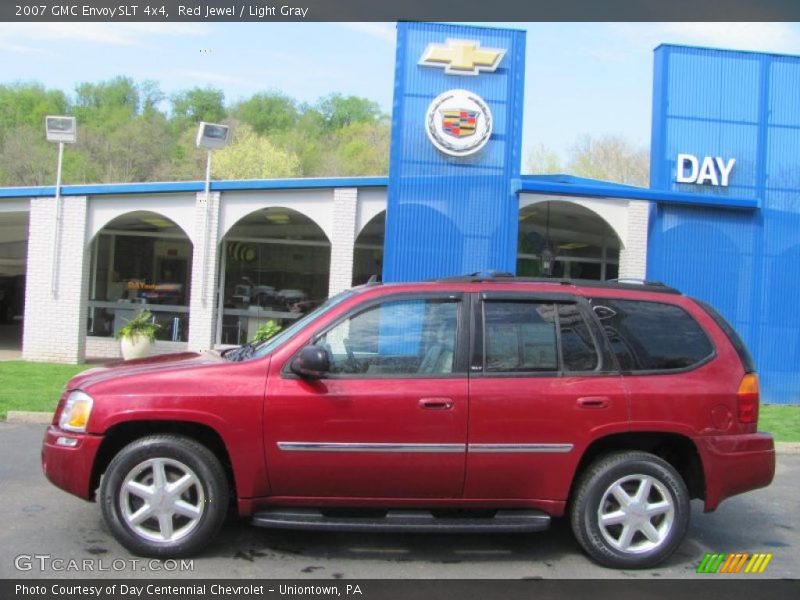 Red Jewel / Light Gray 2007 GMC Envoy SLT 4x4