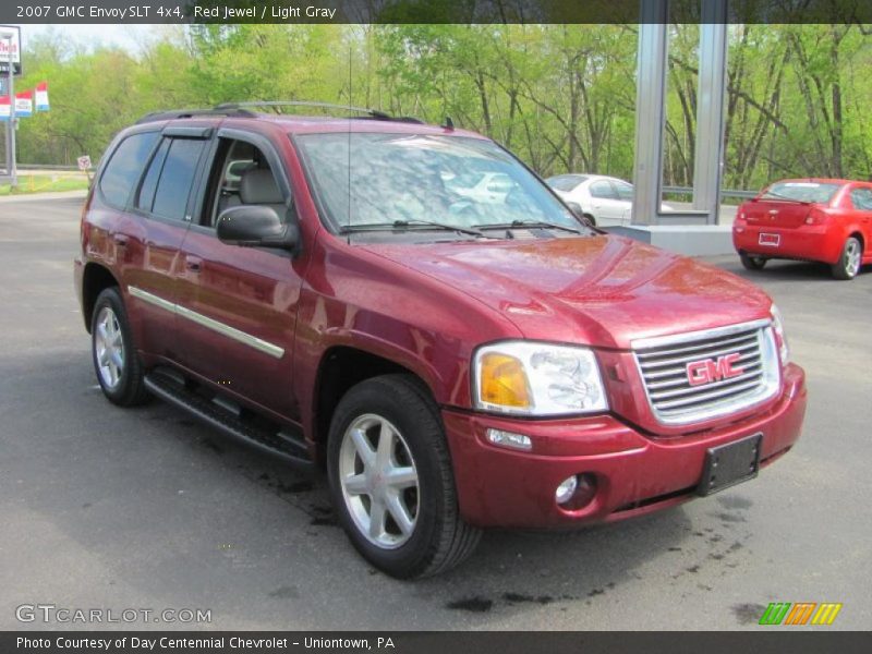 Red Jewel / Light Gray 2007 GMC Envoy SLT 4x4