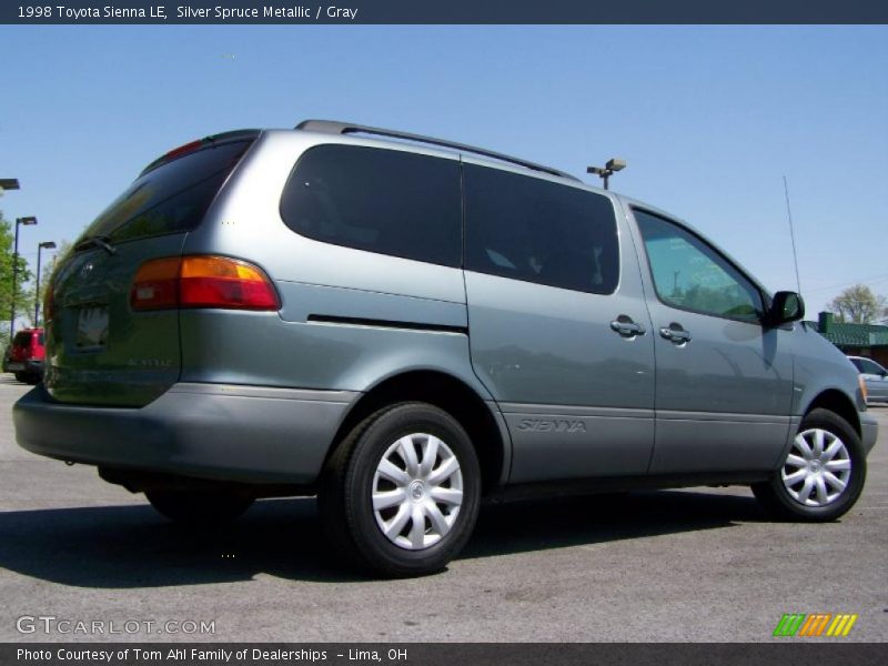 Silver Spruce Metallic / Gray 1998 Toyota Sienna LE
