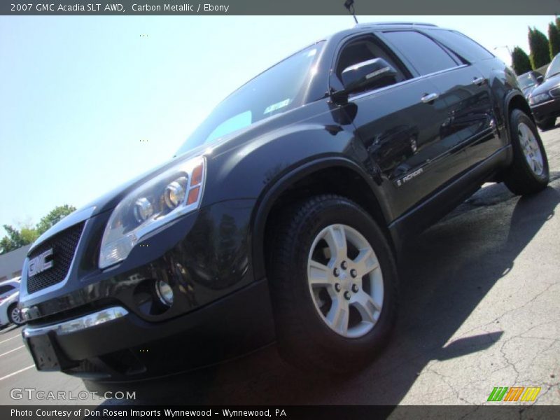 Carbon Metallic / Ebony 2007 GMC Acadia SLT AWD