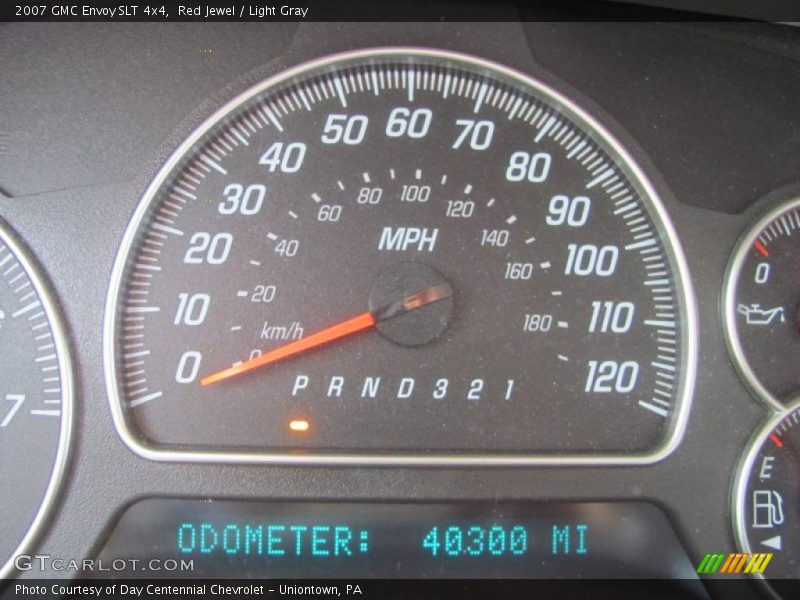Red Jewel / Light Gray 2007 GMC Envoy SLT 4x4