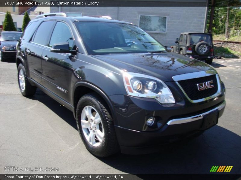 Carbon Metallic / Ebony 2007 GMC Acadia SLT AWD