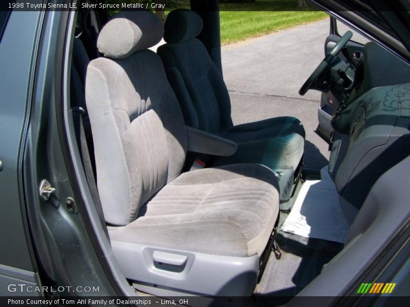 Silver Spruce Metallic / Gray 1998 Toyota Sienna LE