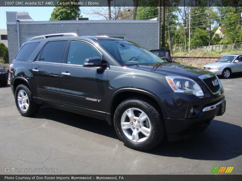 Carbon Metallic / Ebony 2007 GMC Acadia SLT AWD