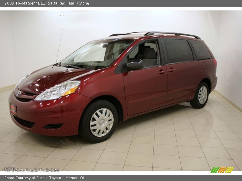 Salsa Red Pearl / Stone 2009 Toyota Sienna LE
