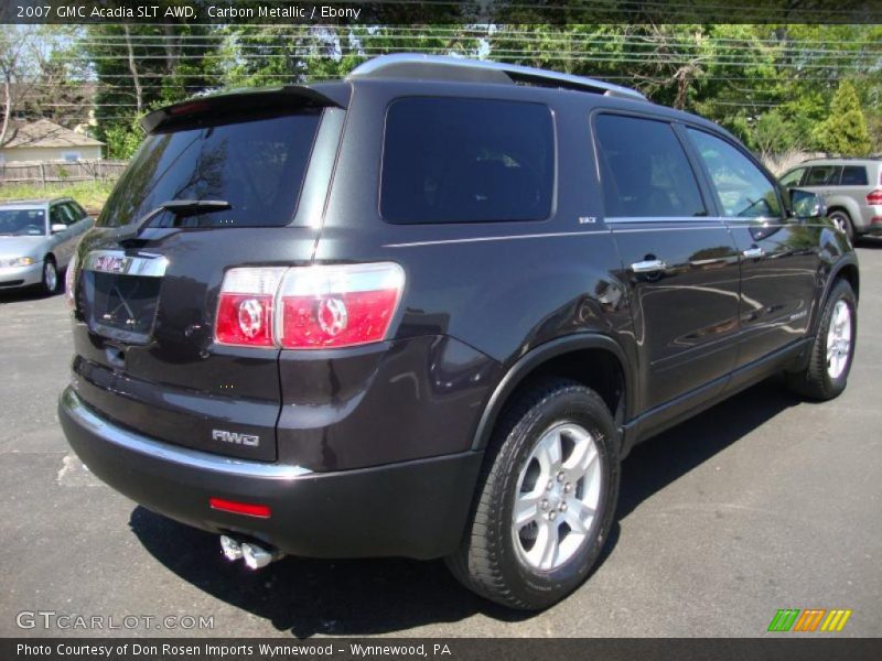 Carbon Metallic / Ebony 2007 GMC Acadia SLT AWD