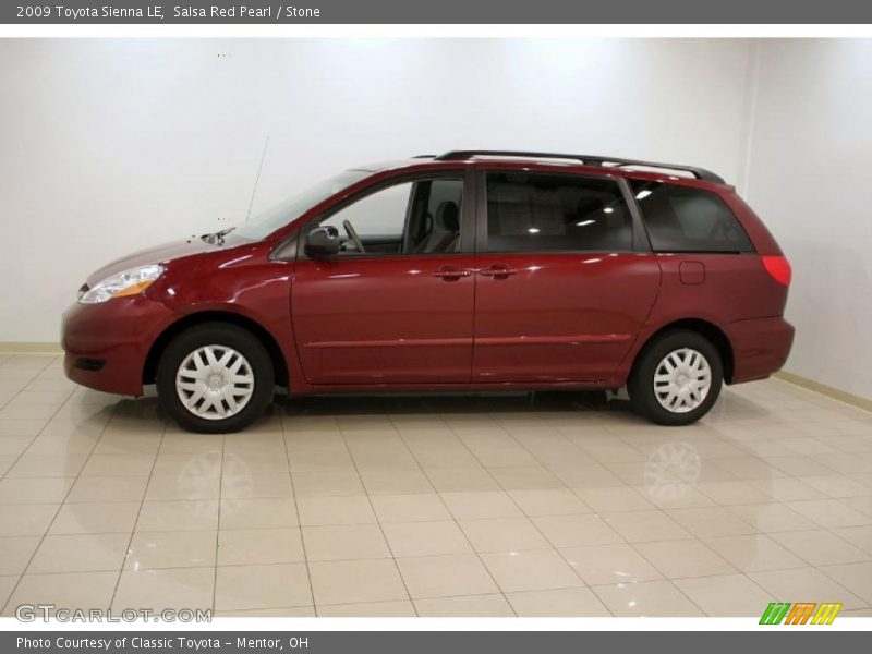 Salsa Red Pearl / Stone 2009 Toyota Sienna LE