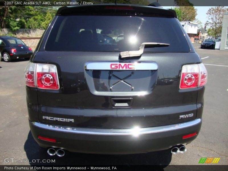 Carbon Metallic / Ebony 2007 GMC Acadia SLT AWD