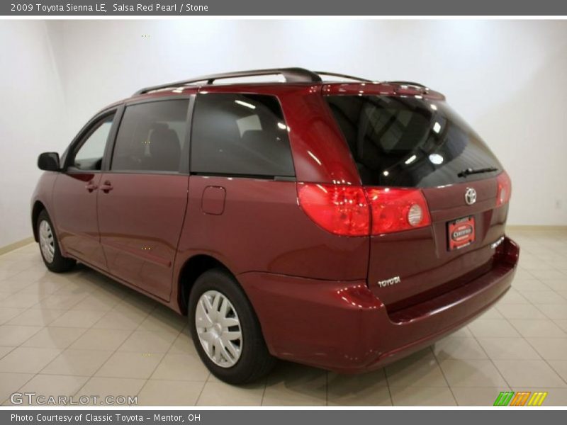 Salsa Red Pearl / Stone 2009 Toyota Sienna LE