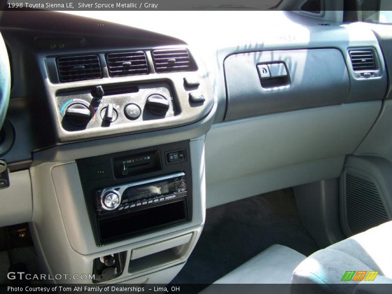 Silver Spruce Metallic / Gray 1998 Toyota Sienna LE