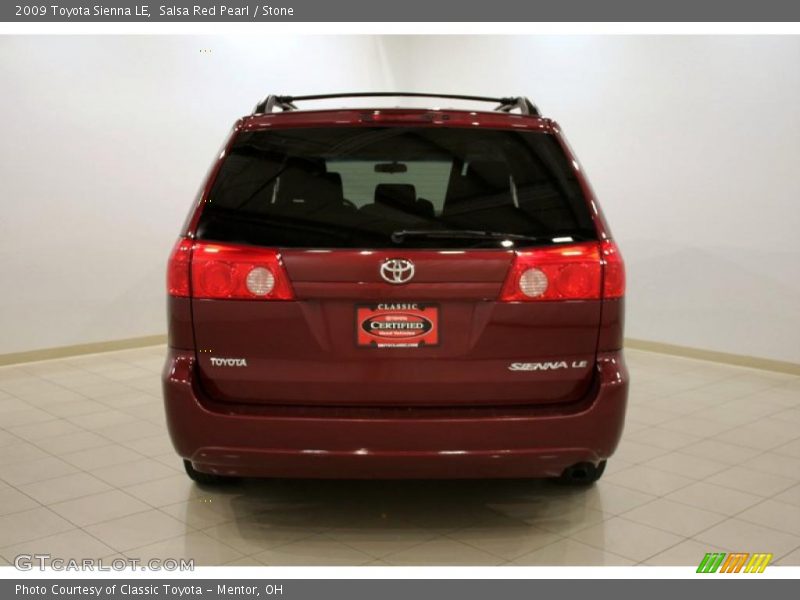 Salsa Red Pearl / Stone 2009 Toyota Sienna LE