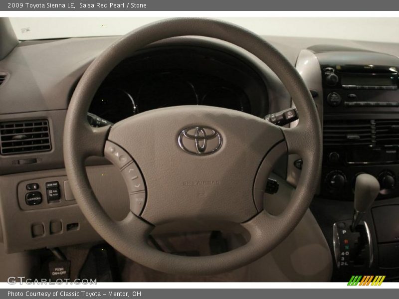 Salsa Red Pearl / Stone 2009 Toyota Sienna LE