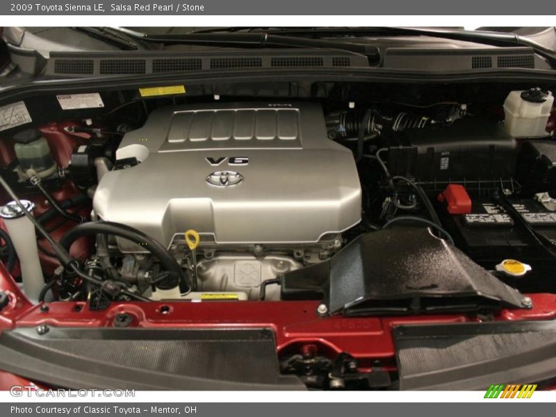 Salsa Red Pearl / Stone 2009 Toyota Sienna LE