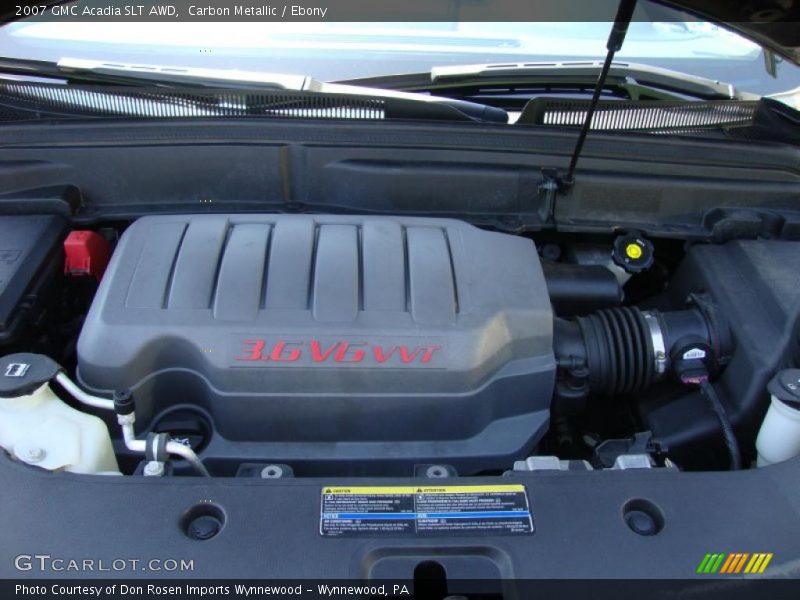 Carbon Metallic / Ebony 2007 GMC Acadia SLT AWD