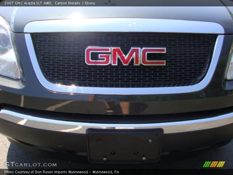 Carbon Metallic / Ebony 2007 GMC Acadia SLT AWD