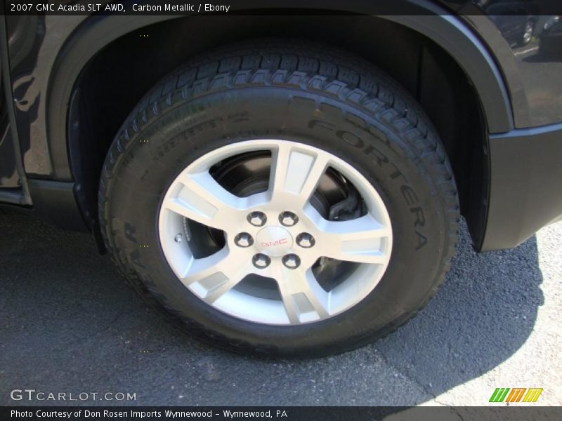 Carbon Metallic / Ebony 2007 GMC Acadia SLT AWD