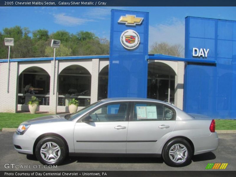 Galaxy Silver Metallic / Gray 2005 Chevrolet Malibu Sedan