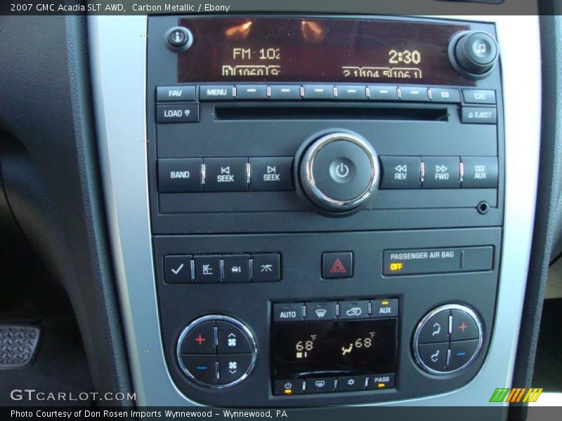 Carbon Metallic / Ebony 2007 GMC Acadia SLT AWD