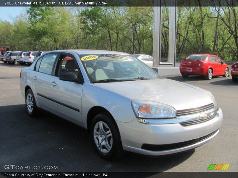 Galaxy Silver Metallic / Gray 2005 Chevrolet Malibu Sedan