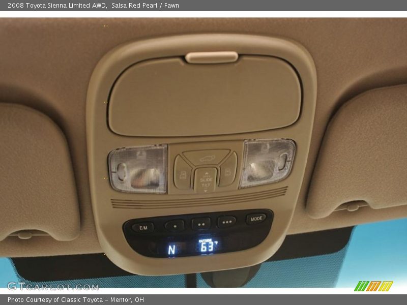 Salsa Red Pearl / Fawn 2008 Toyota Sienna Limited AWD