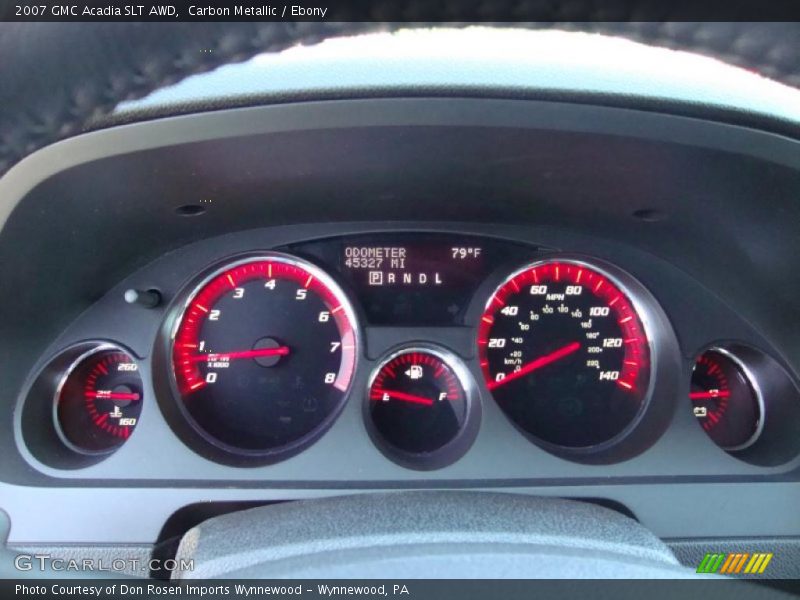 Carbon Metallic / Ebony 2007 GMC Acadia SLT AWD