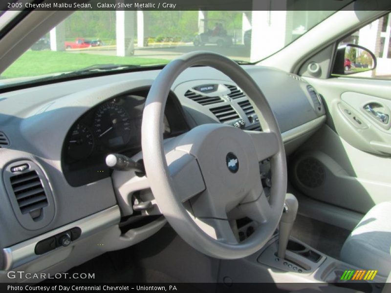 Galaxy Silver Metallic / Gray 2005 Chevrolet Malibu Sedan