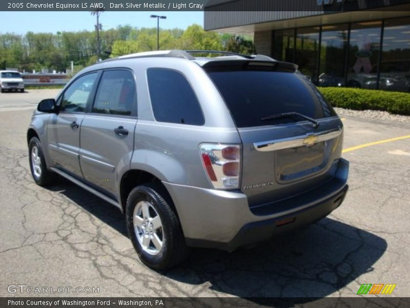 Dark Silver Metallic / Light Gray 2005 Chevrolet Equinox LS AWD