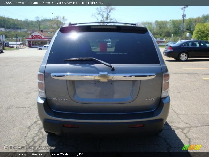 Dark Silver Metallic / Light Gray 2005 Chevrolet Equinox LS AWD