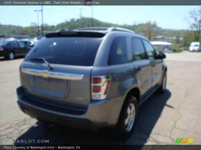 Dark Silver Metallic / Light Gray 2005 Chevrolet Equinox LS AWD