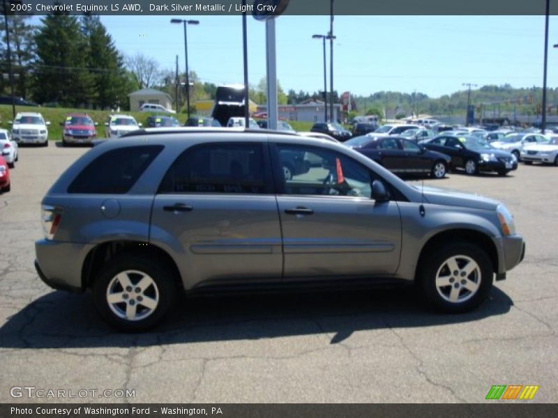 Dark Silver Metallic / Light Gray 2005 Chevrolet Equinox LS AWD