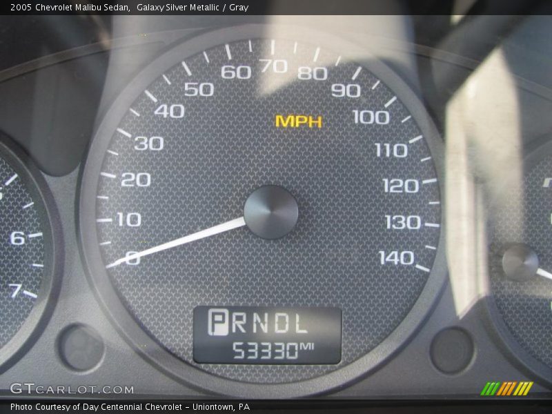 Galaxy Silver Metallic / Gray 2005 Chevrolet Malibu Sedan
