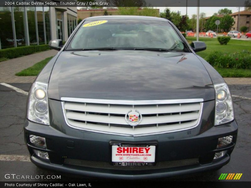 Thunder Gray / Dark Gray 2004 Cadillac DeVille Sedan