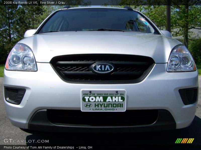 Fine Silver / Gray 2008 Kia Rondo LX V6