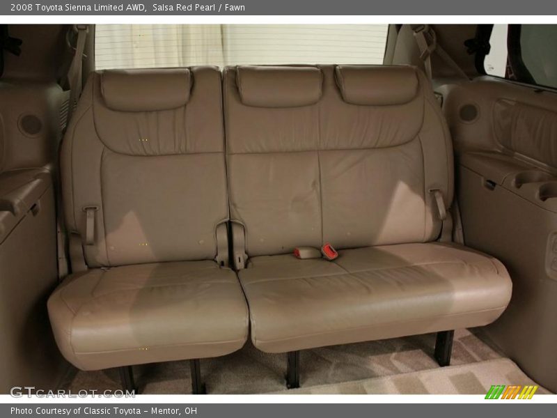 Salsa Red Pearl / Fawn 2008 Toyota Sienna Limited AWD