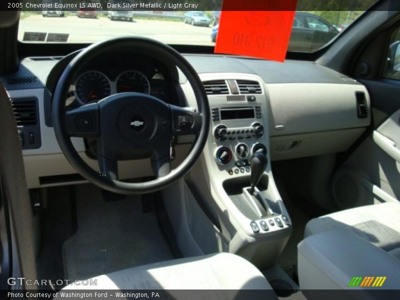 Dark Silver Metallic / Light Gray 2005 Chevrolet Equinox LS AWD