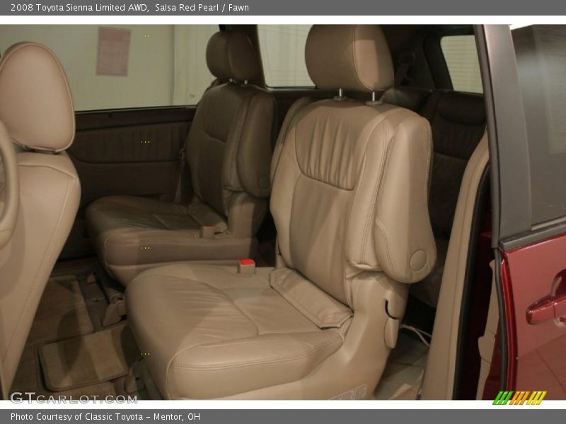 Salsa Red Pearl / Fawn 2008 Toyota Sienna Limited AWD