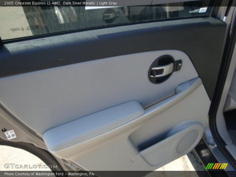 Dark Silver Metallic / Light Gray 2005 Chevrolet Equinox LS AWD