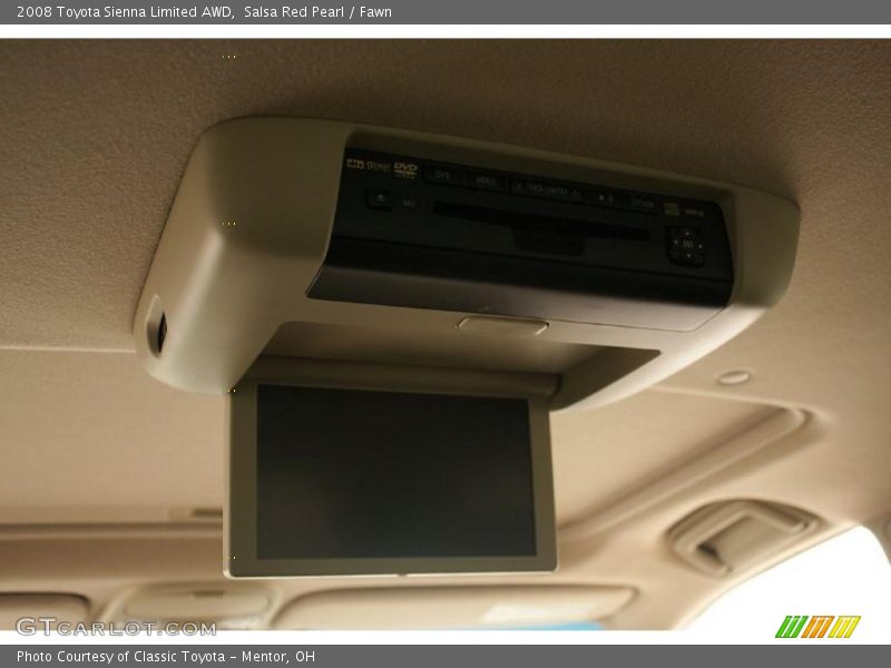 Salsa Red Pearl / Fawn 2008 Toyota Sienna Limited AWD
