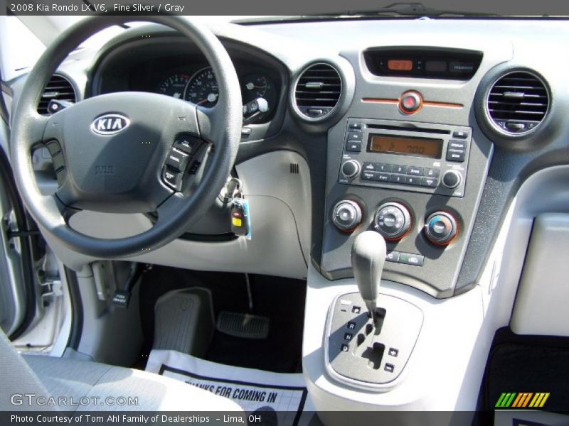 Fine Silver / Gray 2008 Kia Rondo LX V6
