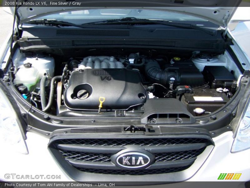 Fine Silver / Gray 2008 Kia Rondo LX V6