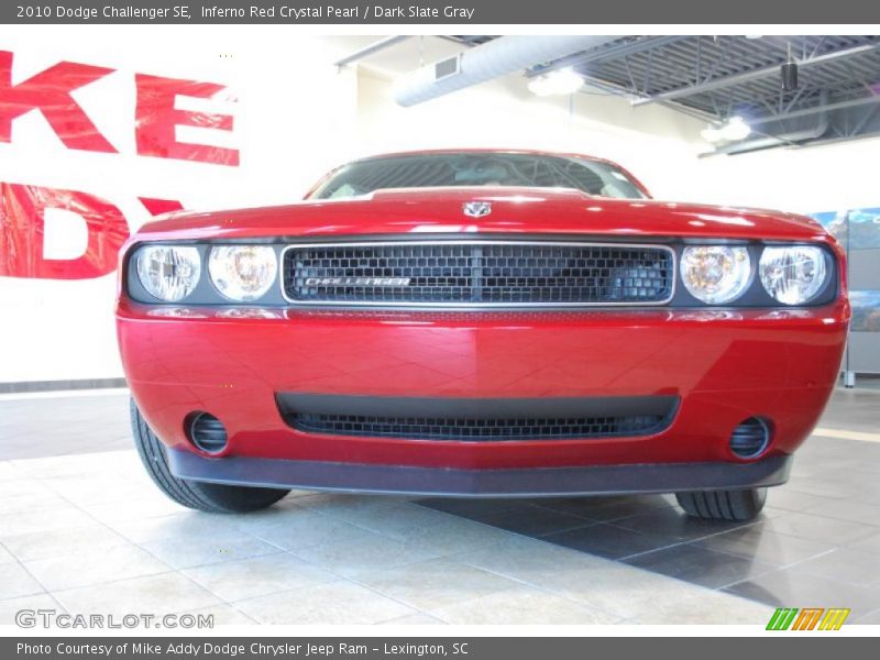 Inferno Red Crystal Pearl / Dark Slate Gray 2010 Dodge Challenger SE