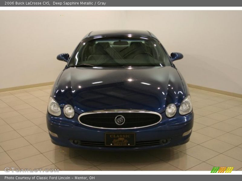 Deep Sapphire Metallic / Gray 2006 Buick LaCrosse CXS
